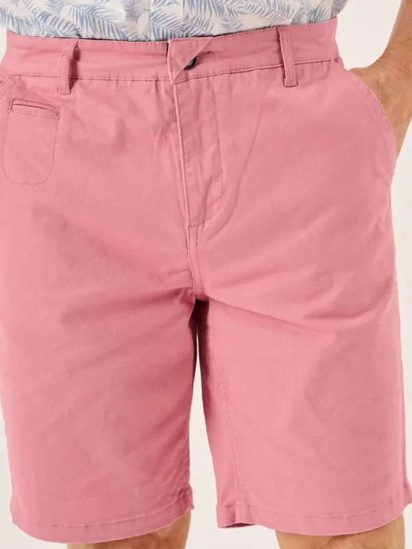 Quba & Co Antique Pink Stretch Chino Shorts - Sandor Clearance