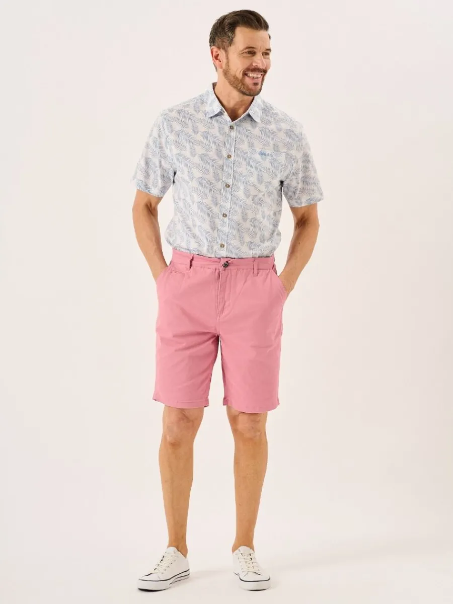 antique_pink_stretch_chin_4.webp Quba & Co Antique Pink Stretch Chino Shorts - Sandor Clearance