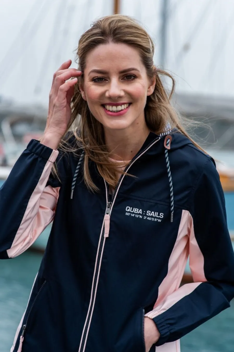 araminta_xseries_showerpr_0.webp Quba & Co Araminta X-Series Showerproof Performance Jacket in Navy and Pink Outlet