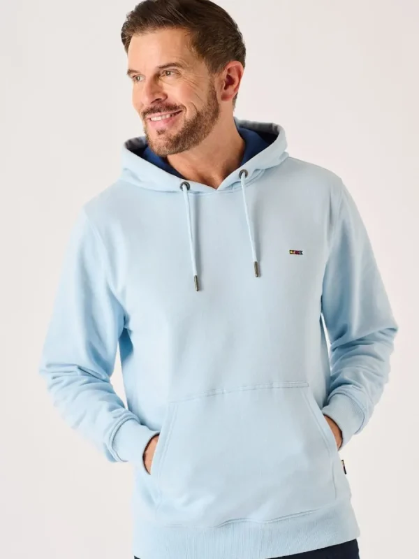Quba & Co Ash Blue X-Series Over The Head Hoodie - Nilson Sale