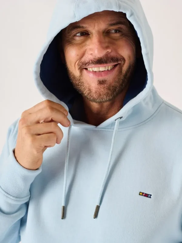 Quba & Co Ash Blue X-Series Over The Head Hoodie - Nilson Sale