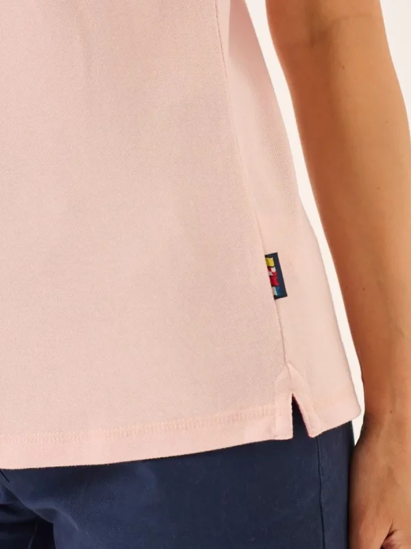 Quba & Co Baby Pink X-Series Tipped Polo Shirt - Priya Clearance