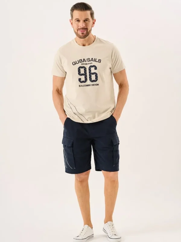 Quba & Co Battleship Grey Quba Sails X-Series T-Shirt - Langton Clearance