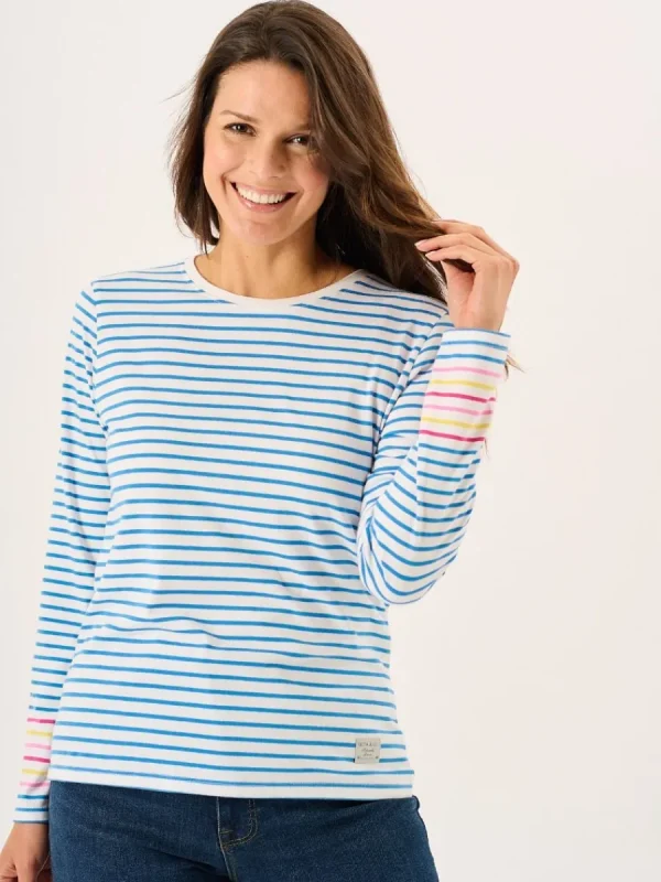 Quba & Co Blue And White Long Sleeved Striped T-Shirt - Marin Online