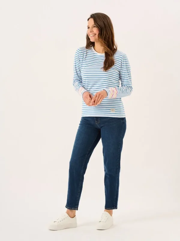 Quba & Co Blue And White Long Sleeved Striped T-Shirt - Marin Online