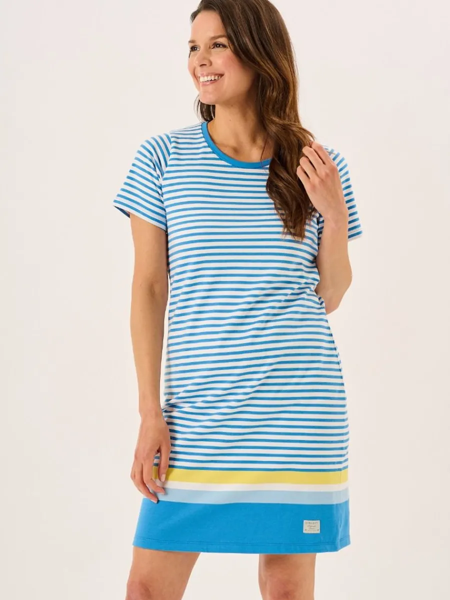 blue_and_white_striped_ts_0.webp Quba & Co Blue And White Striped T-Shirt Dress - Jenna New