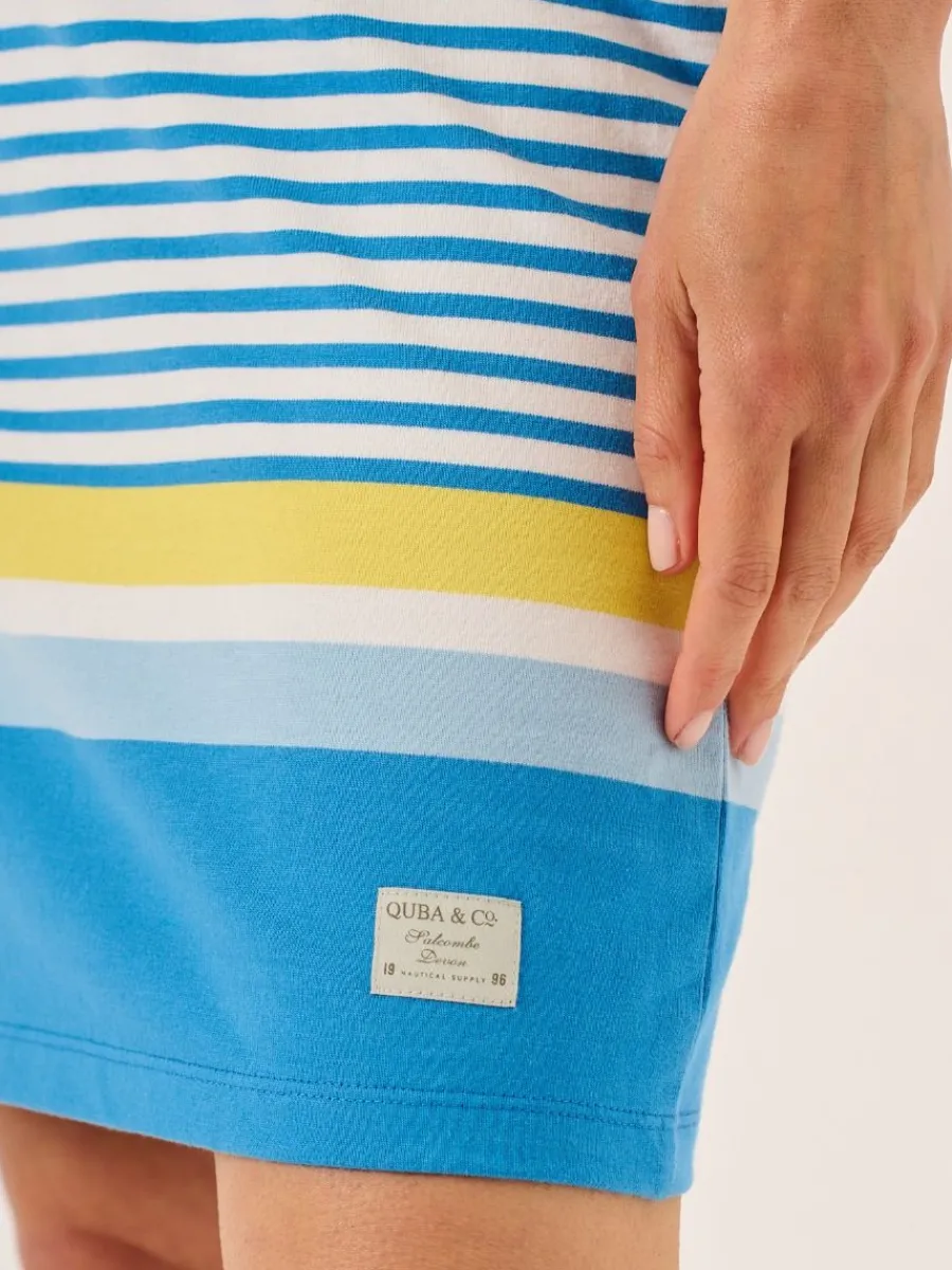 blue_and_white_striped_ts_1.webp Quba & Co Blue And White Striped T-Shirt Dress - Jenna New