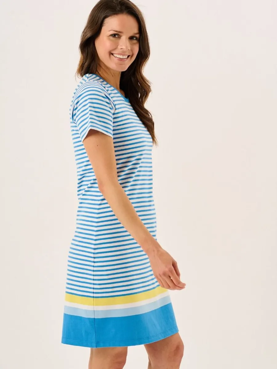 blue_and_white_striped_ts_3.webp Quba & Co Blue And White Striped T-Shirt Dress - Jenna New