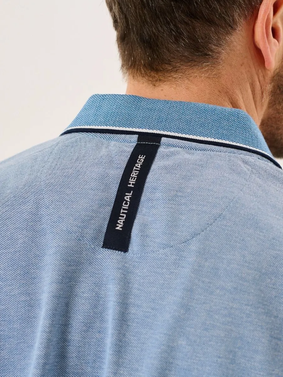 blue_marl_quba_and_co_lif_10.webp Quba & Co Blue Marl Quba And Co Lifestyle Polo Shirt - Pelton Best