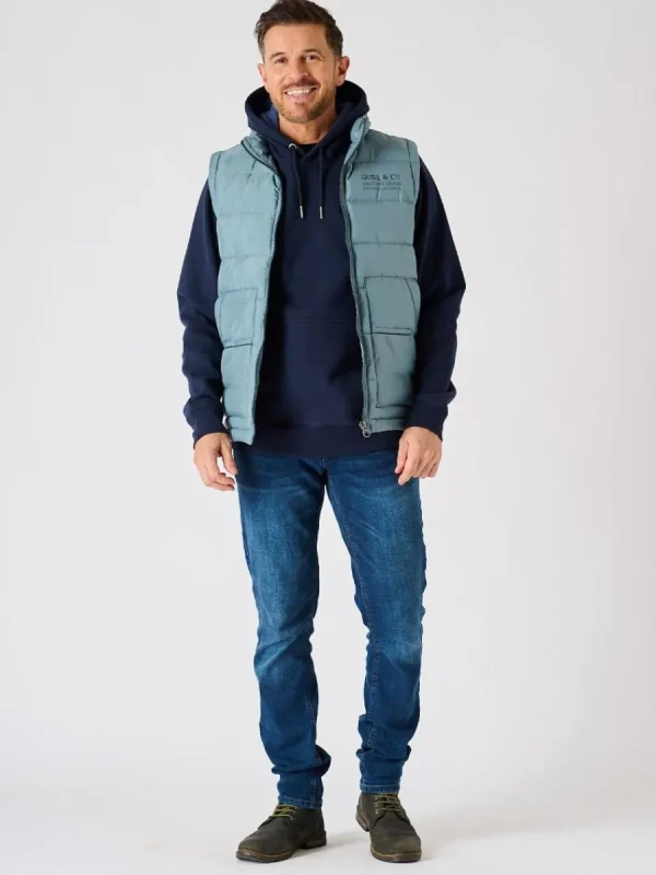 Quba & Co Blue Patch Pocket Gilet - Jeswint New