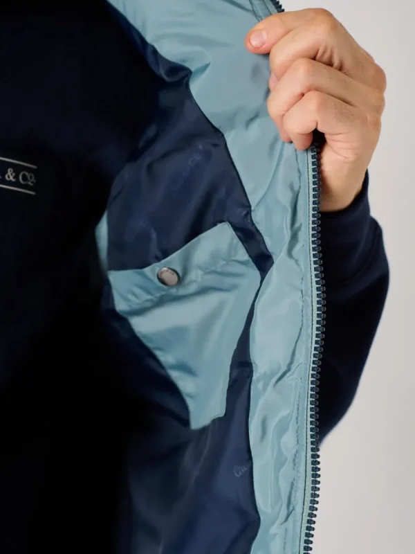 Quba & Co Blue Patch Pocket Gilet - Jeswint New