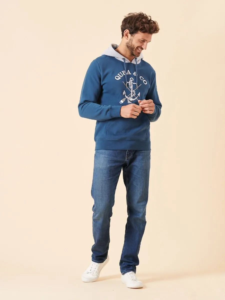 blue_quba_and_co_nautical_8.webp Quba & Co Blue Quba and Co Nautical Logo Overhead Hoodie - Nidau Online