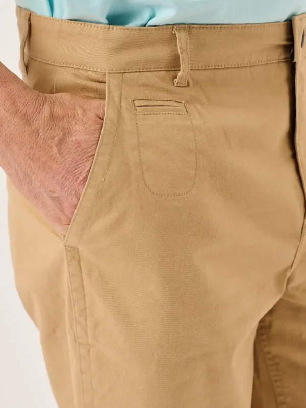 Quba & Co Camel Stretch Chino Shorts - Sandor Hot