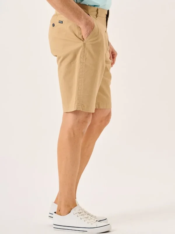 Quba & Co Camel Stretch Chino Shorts - Sandor Hot