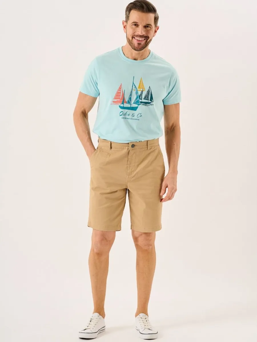 camel_stretch_chino_short_4.webp Quba & Co Camel Stretch Chino Shorts - Sandor Hot