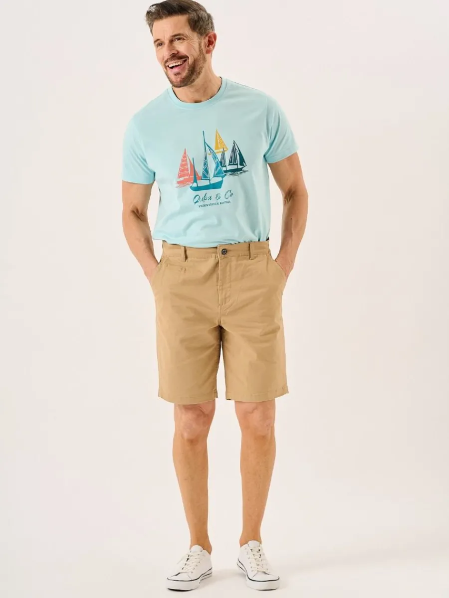 camel_stretch_chino_short_5.webp Quba & Co Camel Stretch Chino Shorts - Sandor Hot