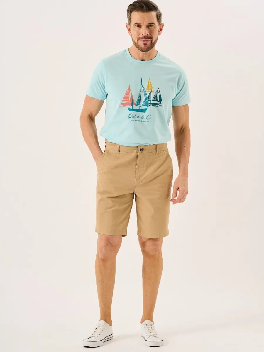 camel_stretch_chino_short_6.webp Quba & Co Camel Stretch Chino Shorts - Sandor Hot