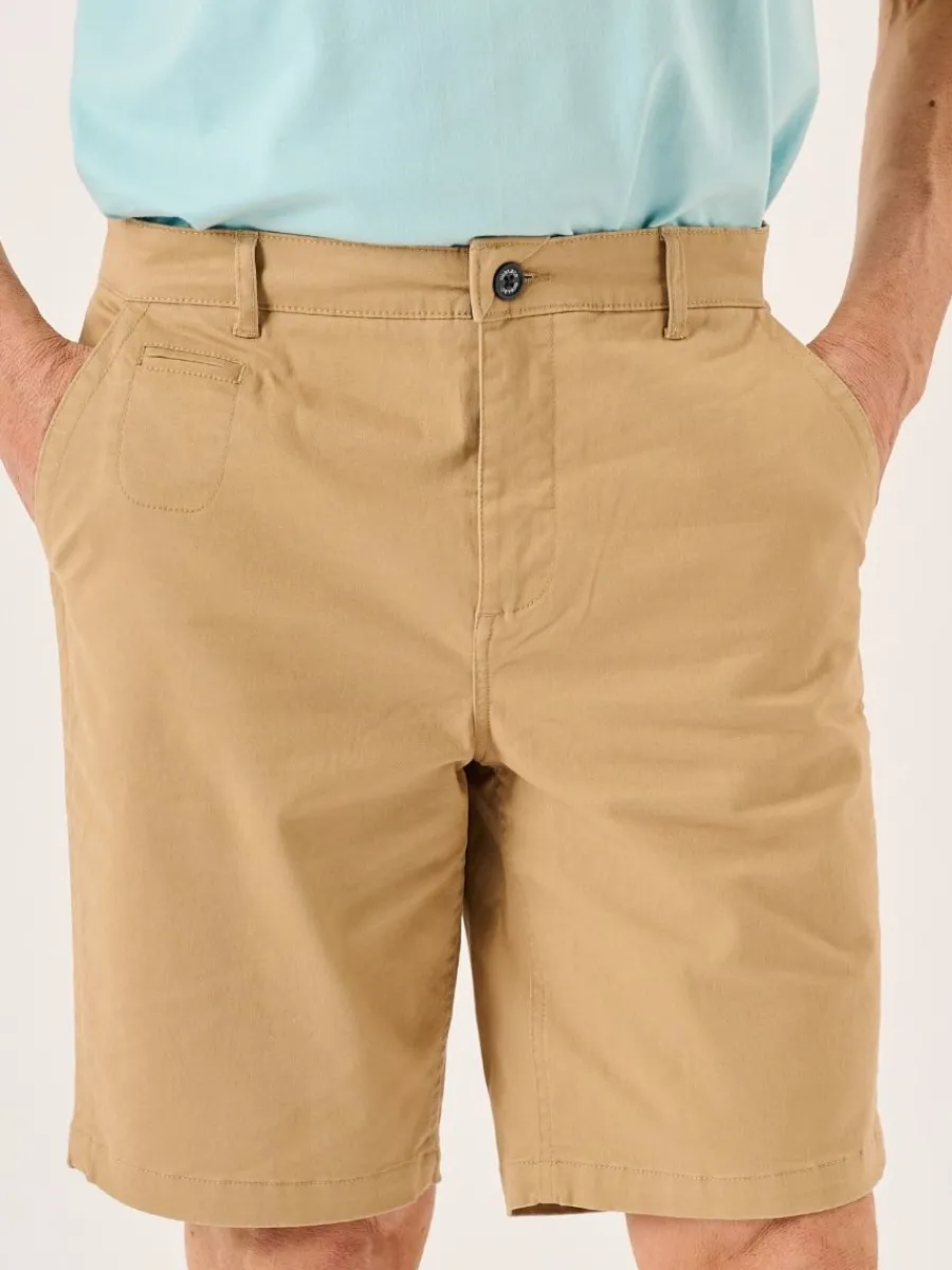 camel_stretch_chino_short_8.webp Quba & Co Camel Stretch Chino Shorts - Sandor Hot