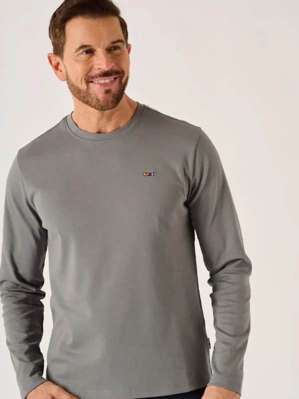 Quba & Co Carbon Grey X-Series Long Sleeved T-Shirt - Niall Online