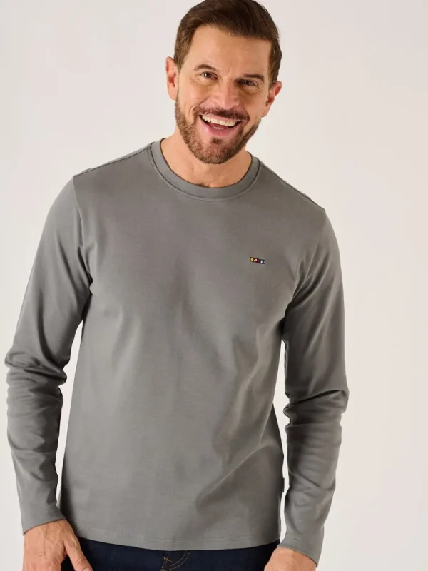 Quba & Co Carbon Grey X-Series Long Sleeved T-Shirt - Niall Online