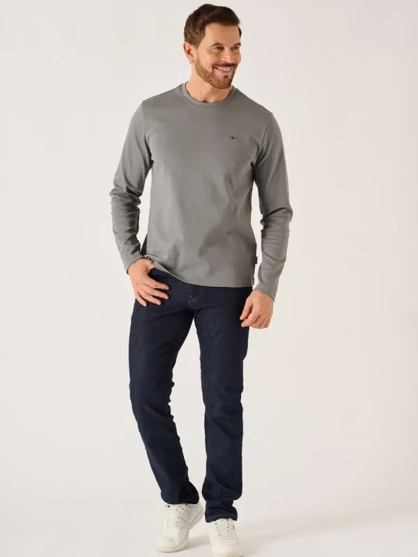 Quba & Co Carbon Grey X-Series Long Sleeved T-Shirt - Niall Online