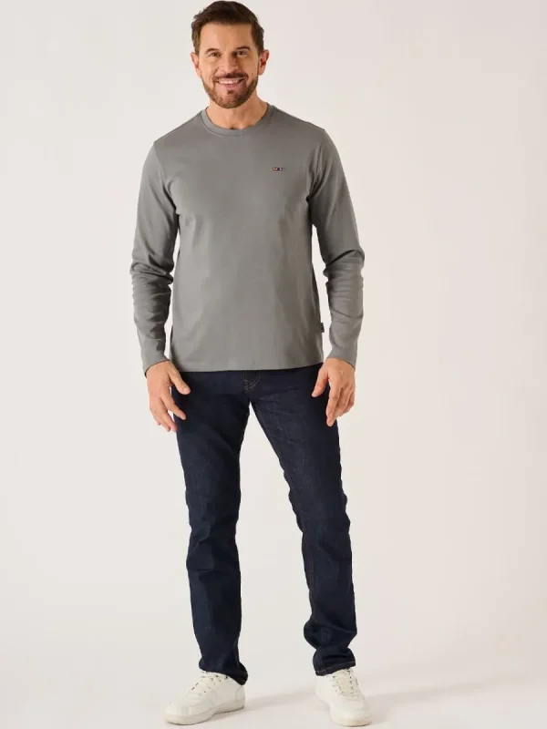 Quba & Co Carbon Grey X-Series Long Sleeved T-Shirt - Niall Online
