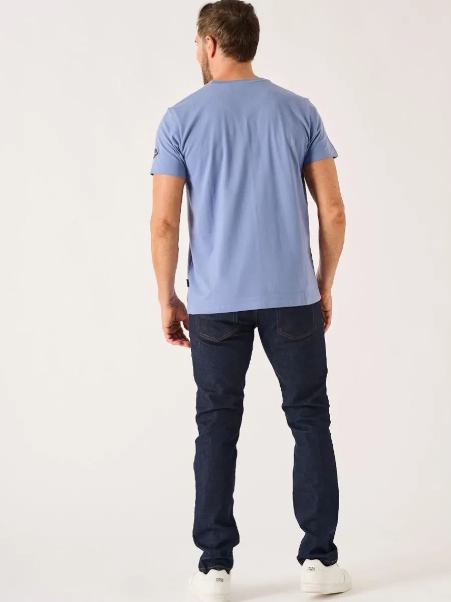 cool_blue_nautical_print__5.webp Quba & Co Cool Blue Nautical Print Lifestyle T-Shirt - Bendel New