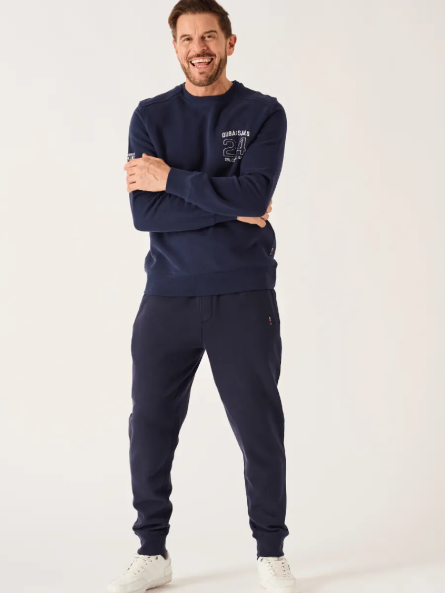 dark_navy_mens_lifestyle__3.webp Quba & Co Dark Navy Men's Lifestyle Jog Pants - Jenkin Sale