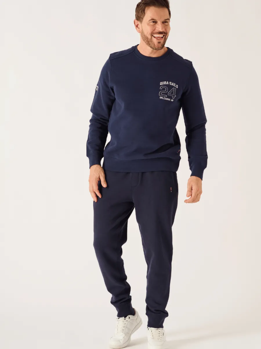 dark_navy_mens_lifestyle__5.webp Quba & Co Dark Navy Men's Lifestyle Jog Pants - Jenkin Sale
