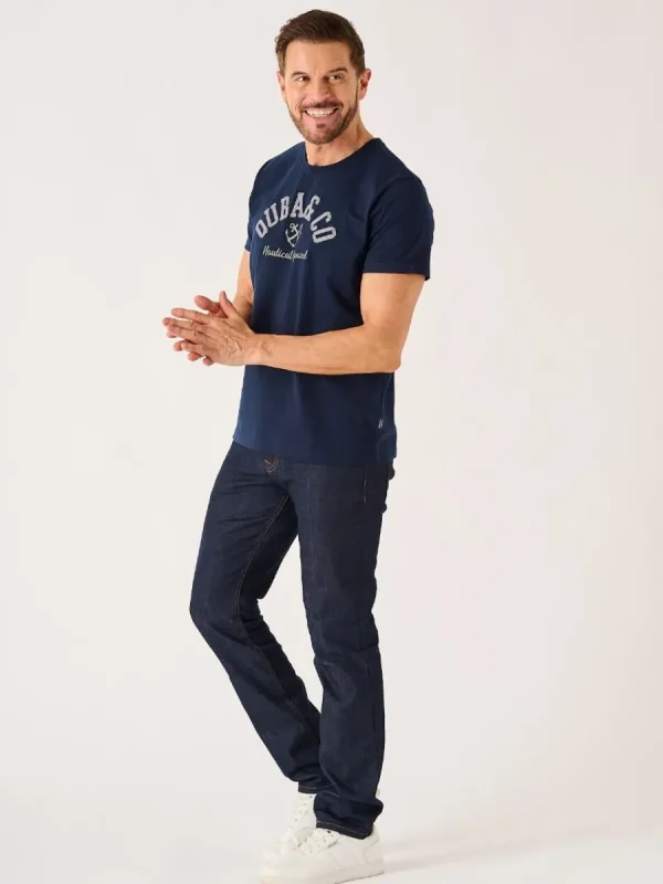 Quba & Co Dark Navy Quba And Co Lifestyle Nautical T-Shirt - Tarlock Hot