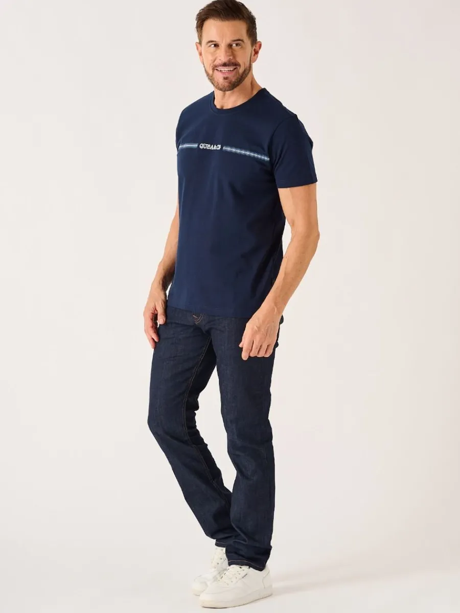 dark_navy_quba_and_co_log_4.webp Quba & Co Dark Navy Quba And Co Logo Lifestyle T-Shirt - Mastern Clearance