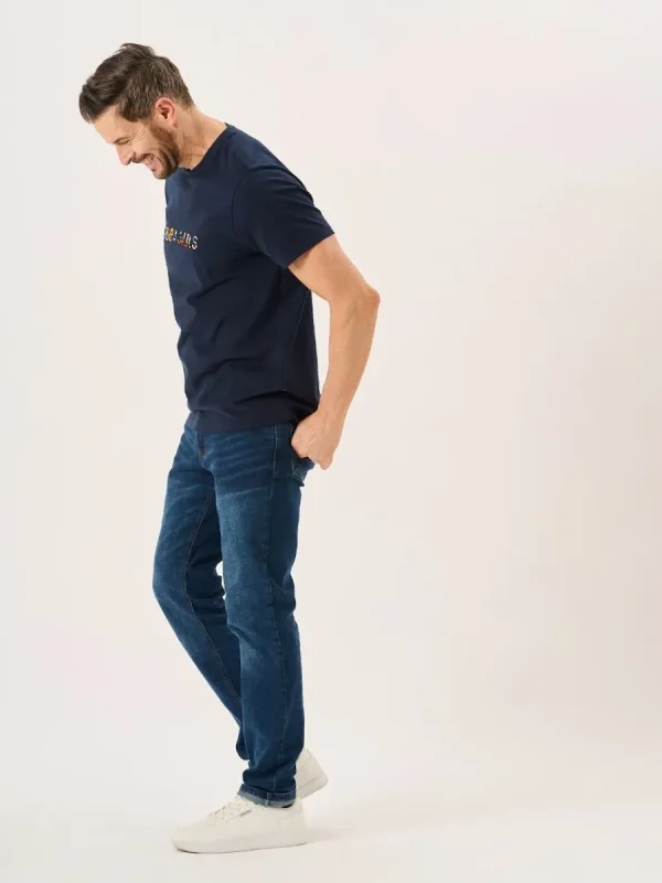 Quba & Co Dark Navy Quba Sails Logo X-Series T-Shirt - Orlan Fashion