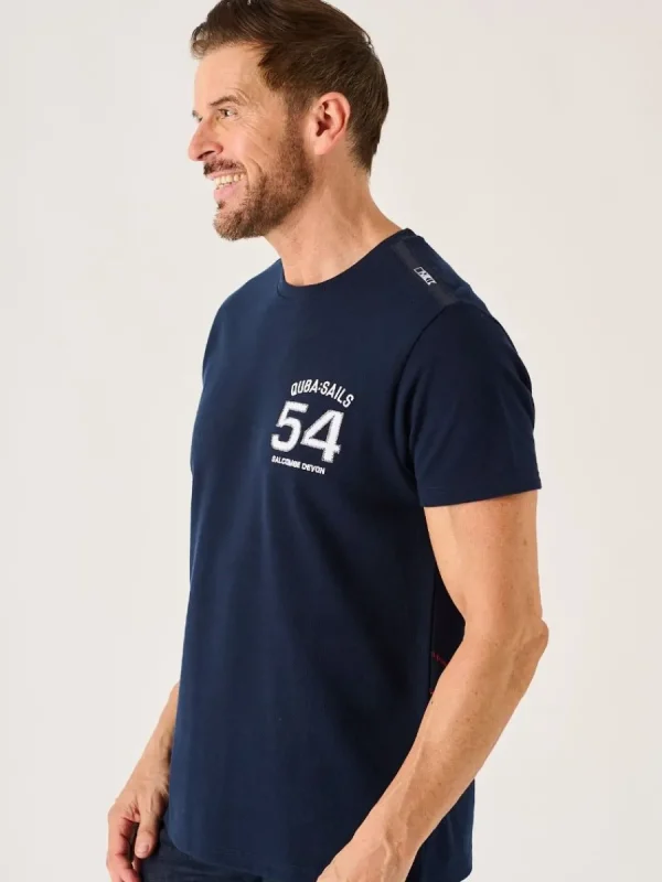 Quba & Co Dark Navy Quba Sails X-Series Pique T-Shirt - Leighton Fashion