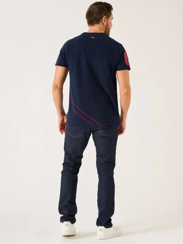 Quba & Co Dark Navy Quba Sails X-Series Pique T-Shirt - Leighton Fashion