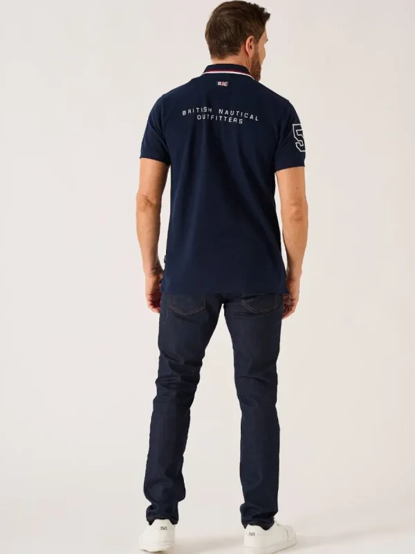 Quba & Co Dark Navy Quba Sails X-Series Polo Shirt - Parsen Outlet