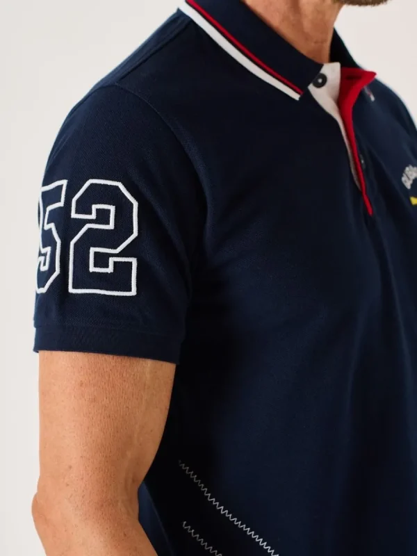 Quba & Co Dark Navy Quba Sails X-Series Polo Shirt - Parsen Outlet