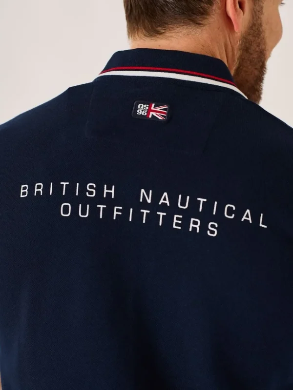 Quba & Co Dark Navy Quba Sails X-Series Polo Shirt - Parsen Outlet
