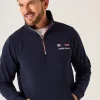 Quba & Co Dark Navy X-Series 1/4 Zip Sweatshirt - Peakes Outlet