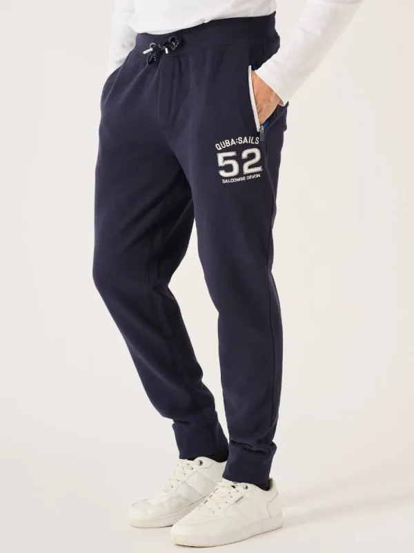 Quba & Co Dark Navy X-Series Cuffed Jog Pants - Quinter Fashion