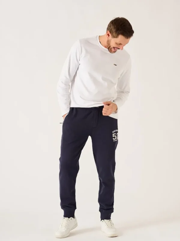 Quba & Co Dark Navy X-Series Cuffed Jog Pants - Quinter Fashion