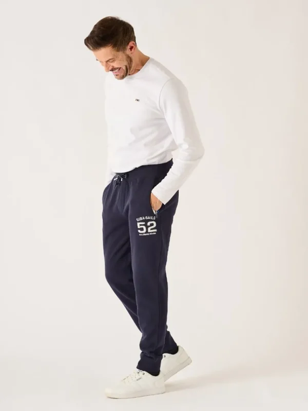 Quba & Co Dark Navy X-Series Cuffed Jog Pants - Quinter Fashion