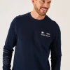 Quba & Co Dark Navy X-Series Long Sleeve Ribbed T-Shirt - Maynard Discount