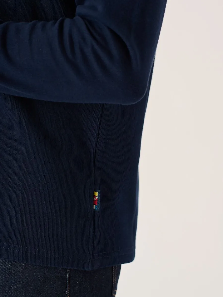 dark_navy_xseries_long_sl_7-1.webp Quba & Co Dark Navy X-Series Long Sleeve Ribbed T-Shirt - Maynard Discount