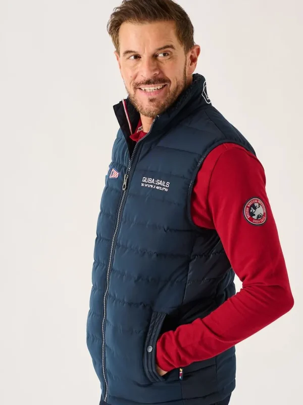 Quba & Co Dark Navy X-Series Thermal Padded Gilet - Jerrod Best
