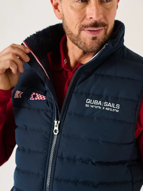 Quba & Co Dark Navy X-Series Thermal Padded Gilet - Jerrod Best