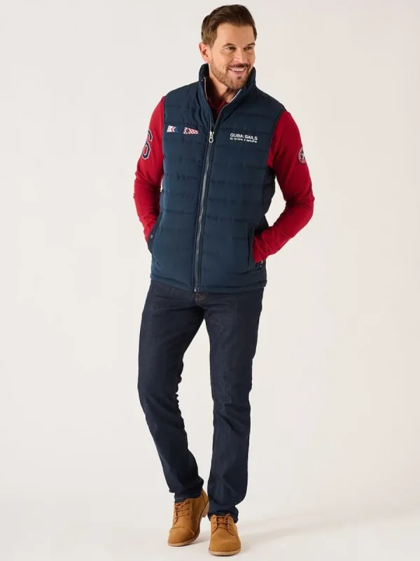 Quba & Co Dark Navy X-Series Thermal Padded Gilet - Jerrod Best