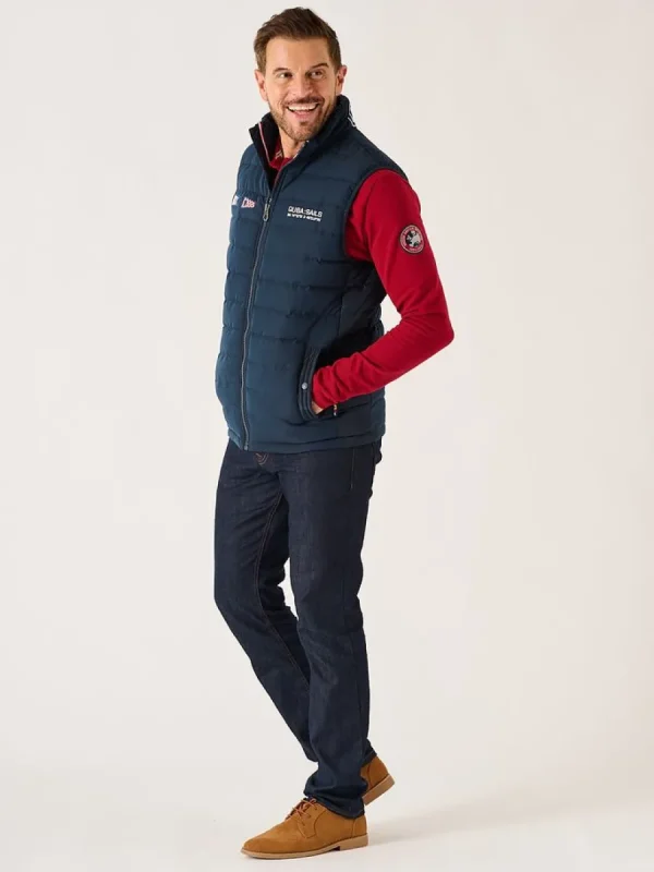 Quba & Co Dark Navy X-Series Thermal Padded Gilet - Jerrod Best
