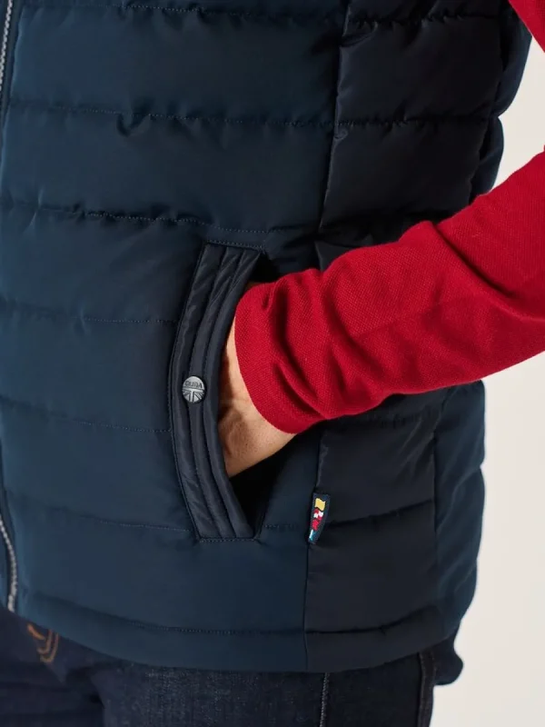 Quba & Co Dark Navy X-Series Thermal Padded Gilet - Jerrod Best