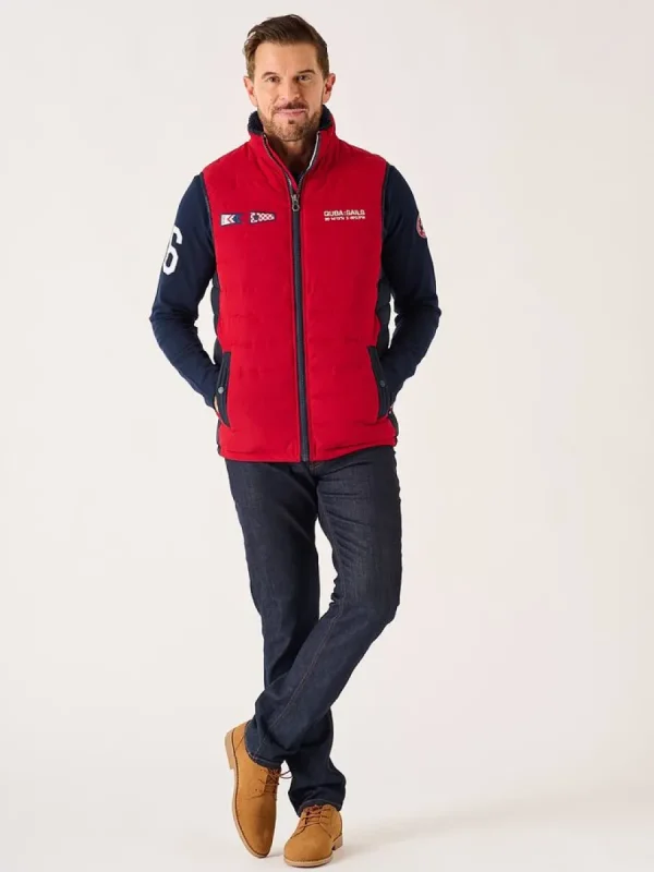 Quba & Co Dark Red X-Series Thermal Padded Gilet - Jerrod Sale