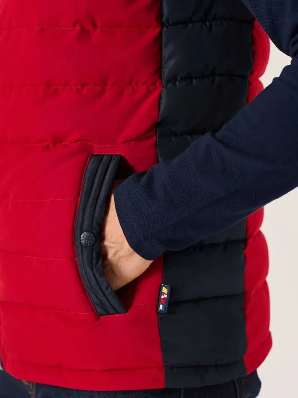 Quba & Co Dark Red X-Series Thermal Padded Gilet - Jerrod Sale